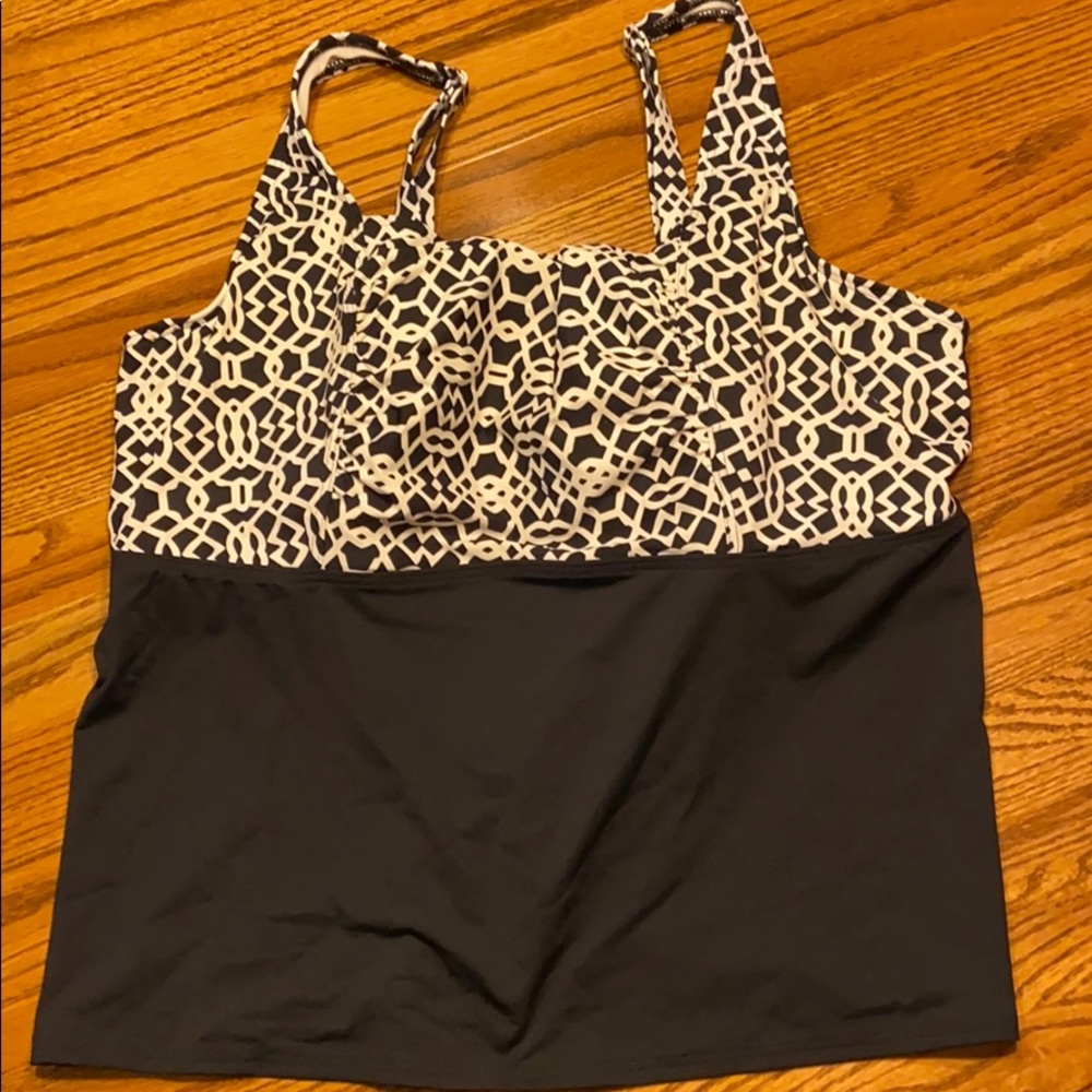 Lands’ End Swim Top (bottom also available)